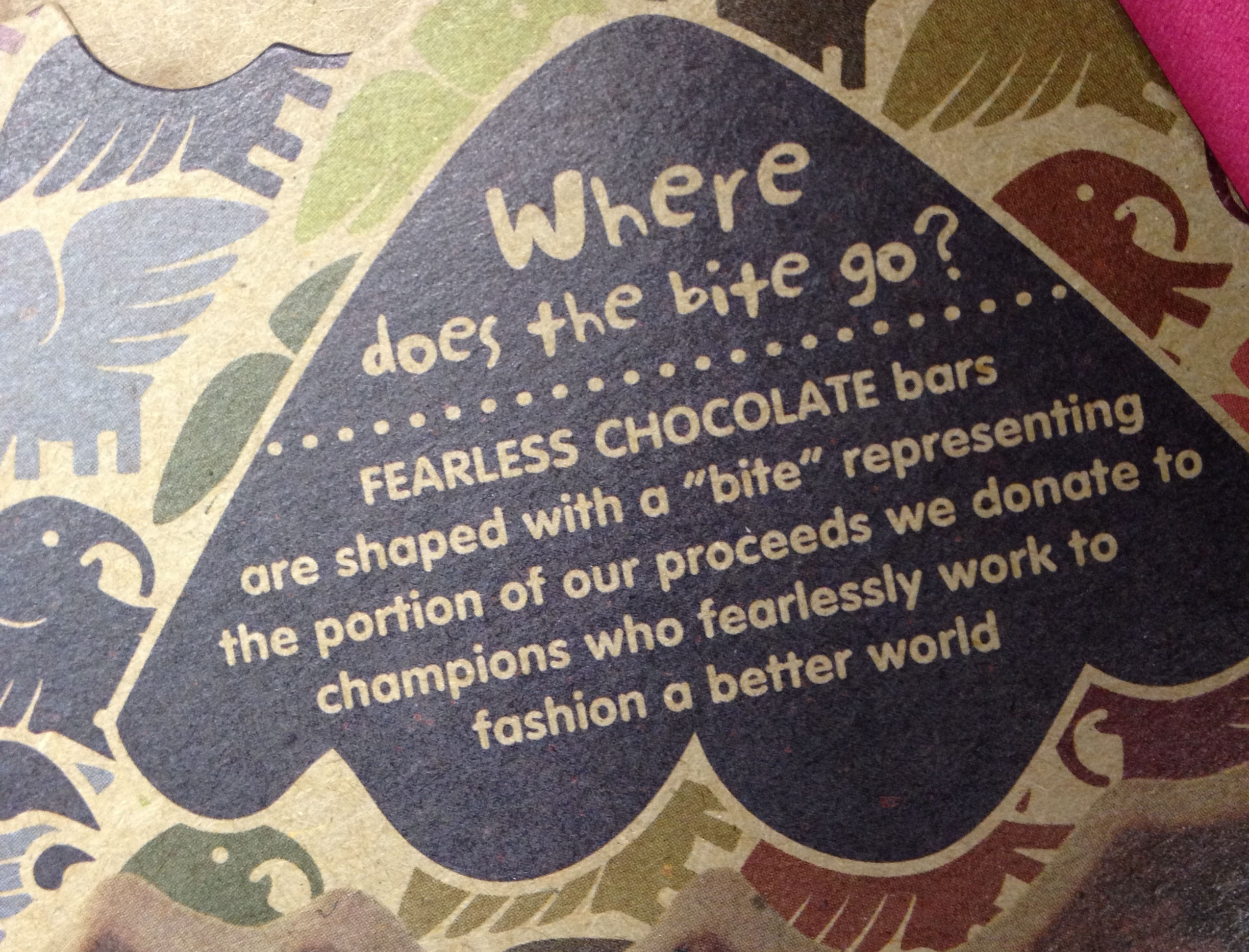 fearless chocolate donates to champions